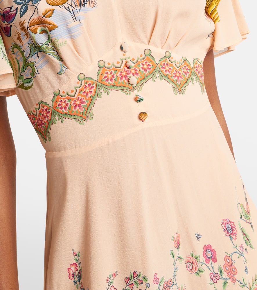 Printed midi dress