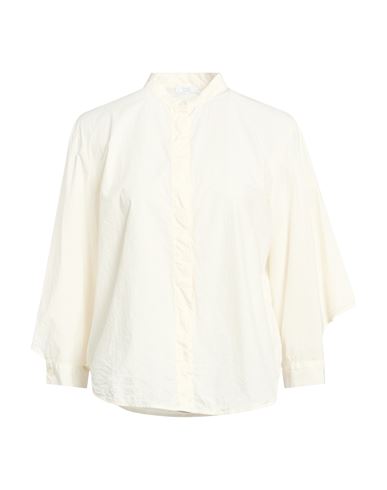 Woman Shirt Ivory Size 6 Cotton