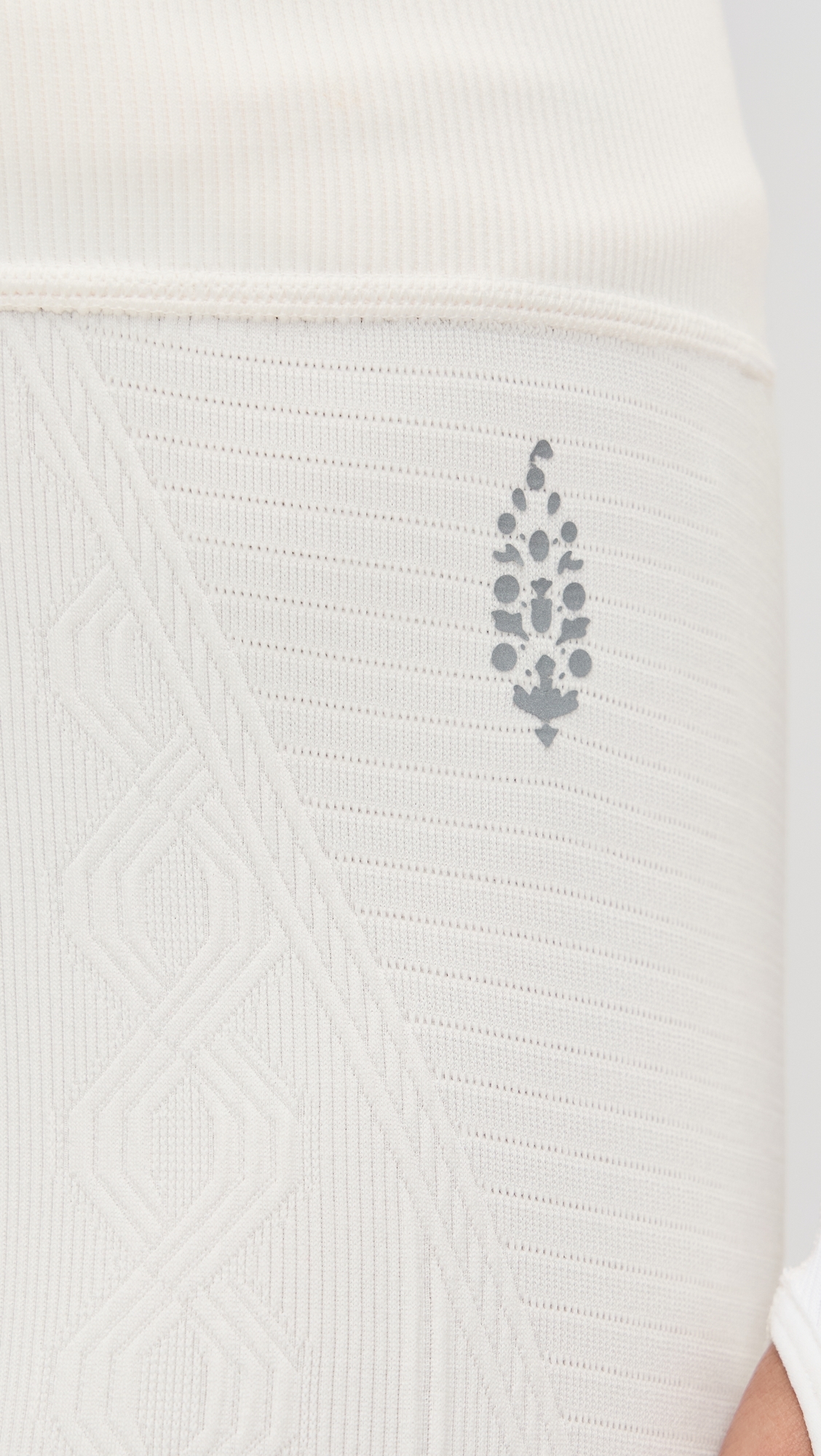 Run Around Seamless Leggings Ivory Combo S