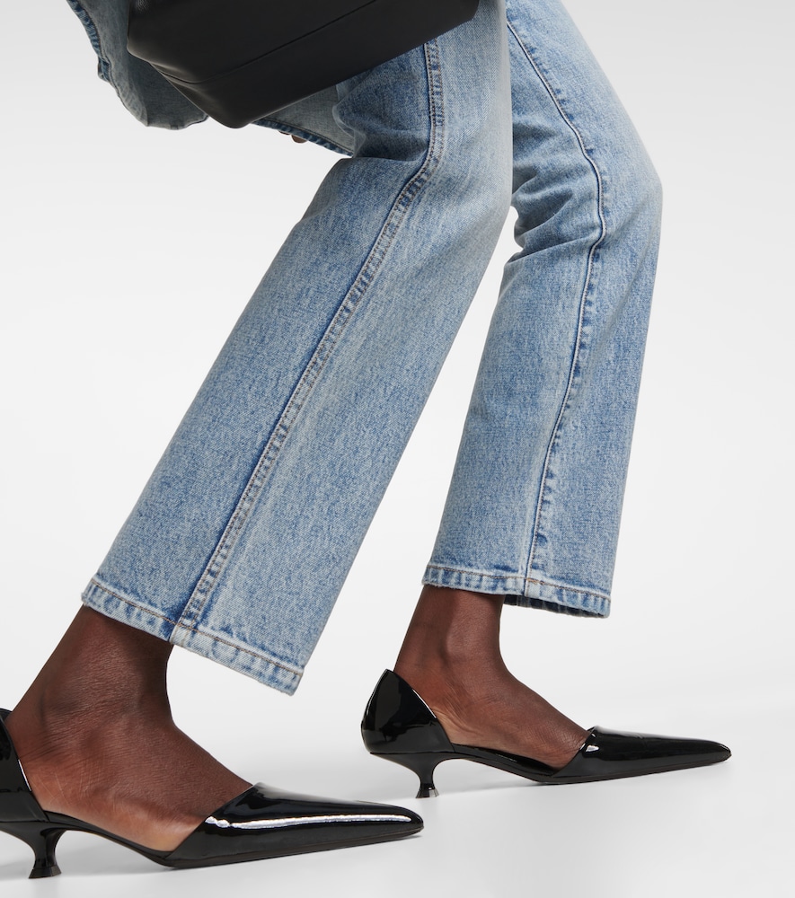 Khaite Abigail high-rise straight jeans
