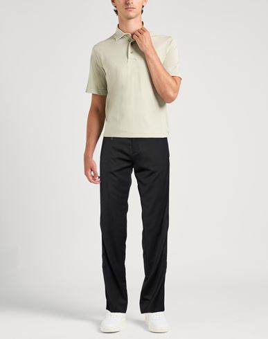 Man Pants Black Size 31 Virgin Wool, Polyester, Elastane