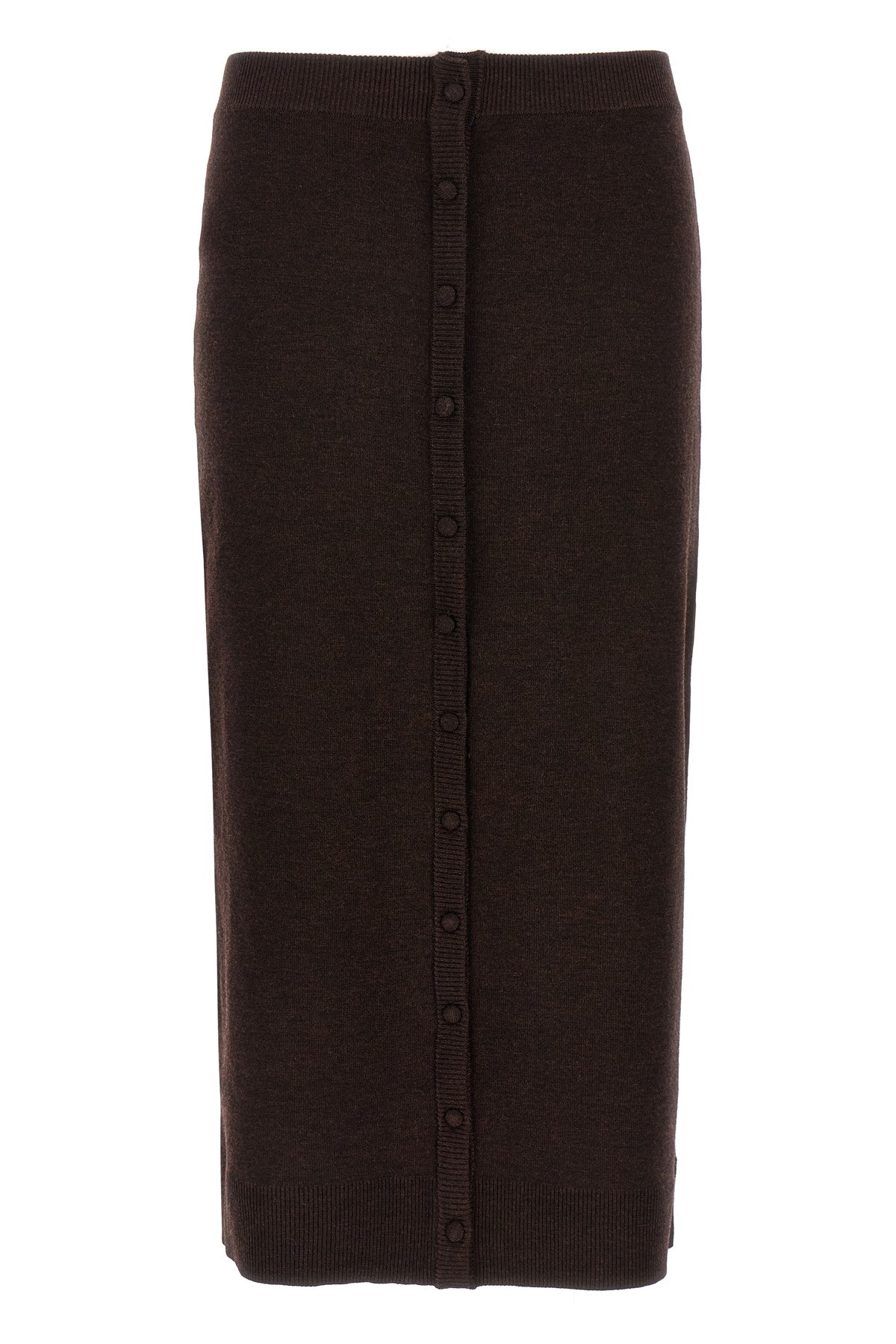 'Bottoni' Midi Skirt