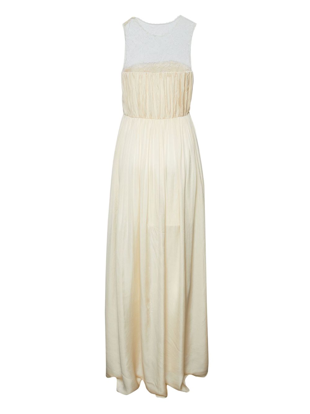 Silk maxi dress - Neutrals