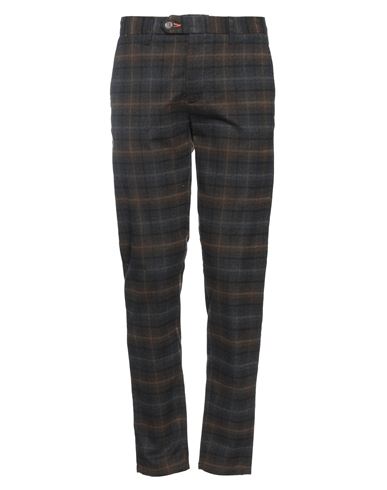 Man Pants Grey Size 28 Cotton, Polyester, Viscose, Elastane
