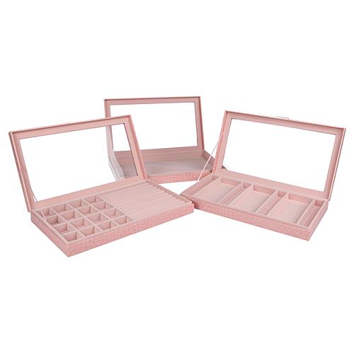 ™ Anti-Tarnish Set of 3 Large Jewelry Boxes
