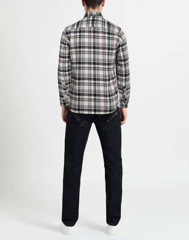 Man Shirt Midnight blue Size M Polycotton, Polyester, Cotton, Wool, Viscose