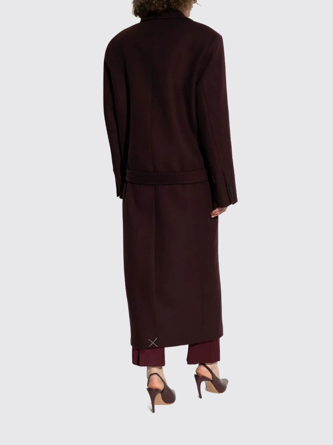 Coat Woman color Burgundy