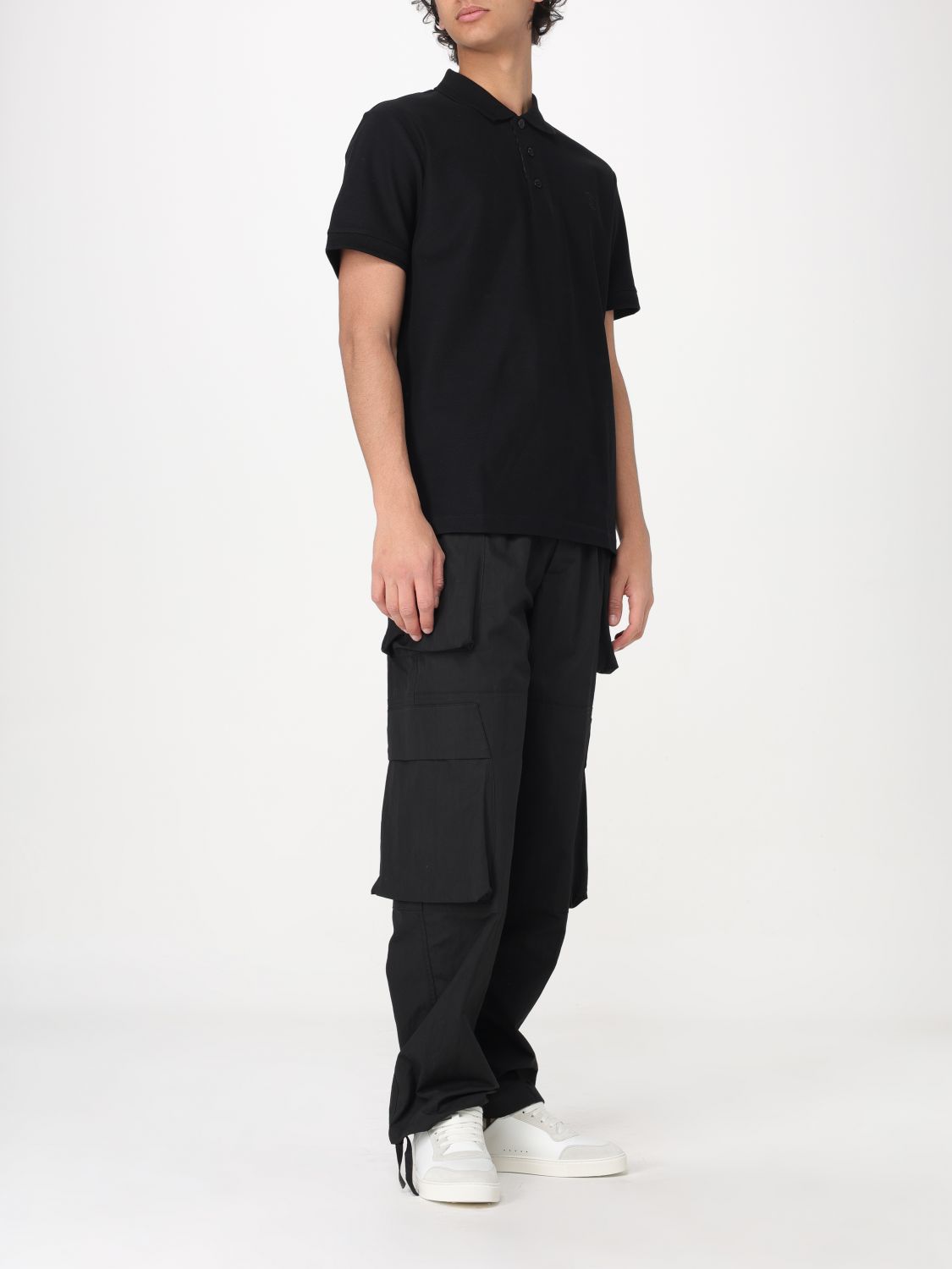 Polo Shirt Men color Black