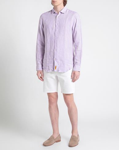 B. d.baggies Man Shirt Lilac Size S Linen