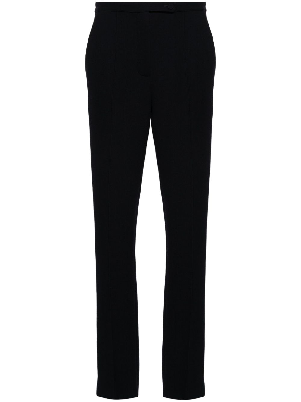 Wool straight-leg trousers - Pink