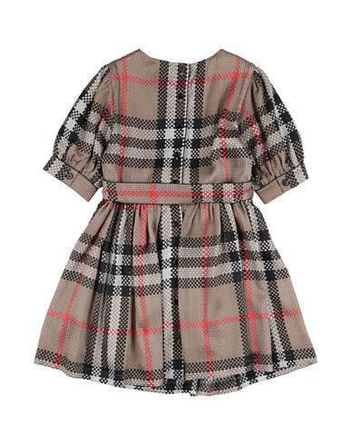 Burberry Kid Girl Kids' dress Camel Size 10 Silk, Elastane