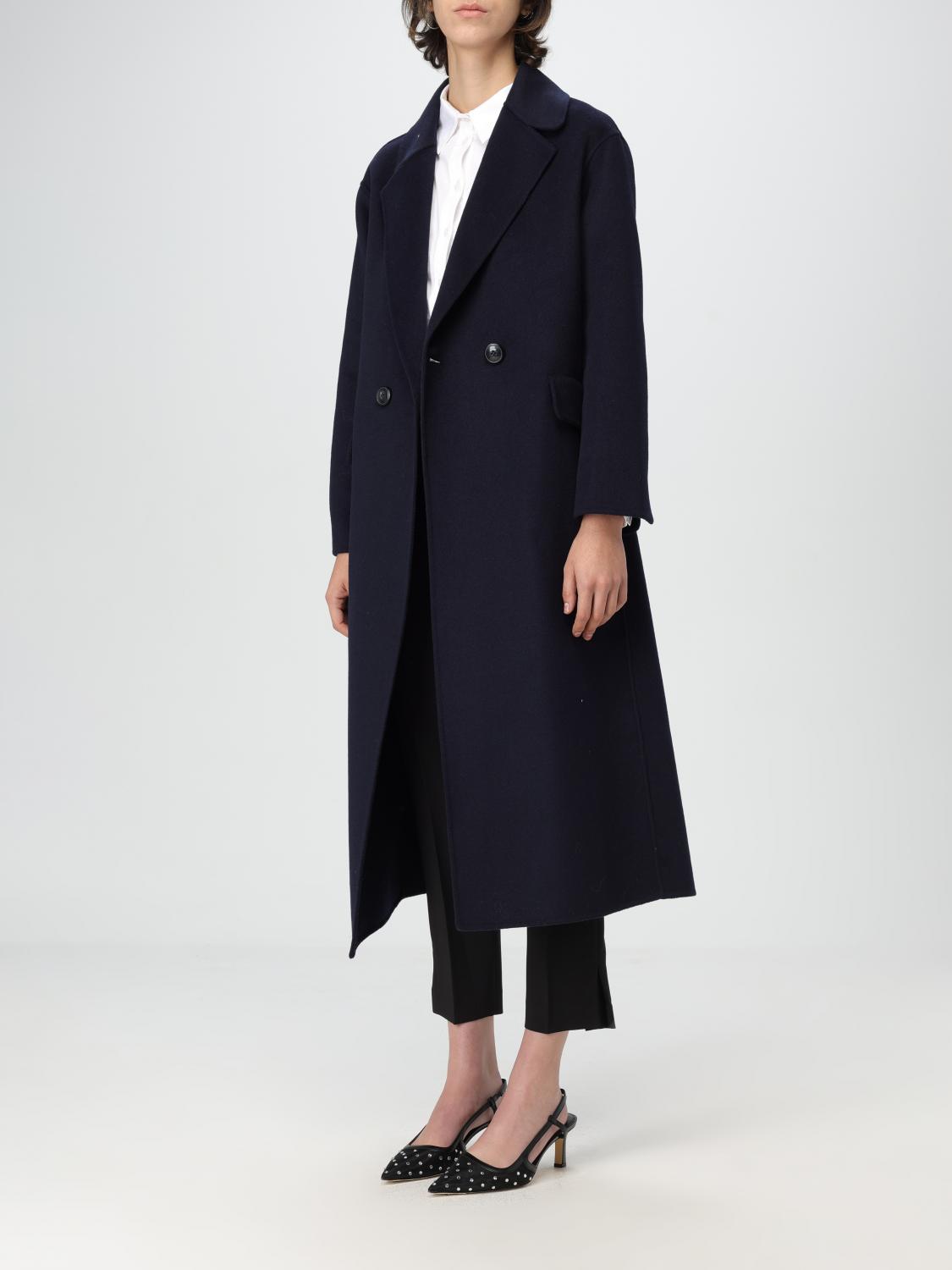 Coat Woman color Blue