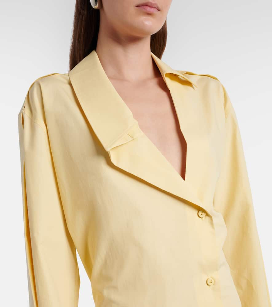 Cotton shirt dress
