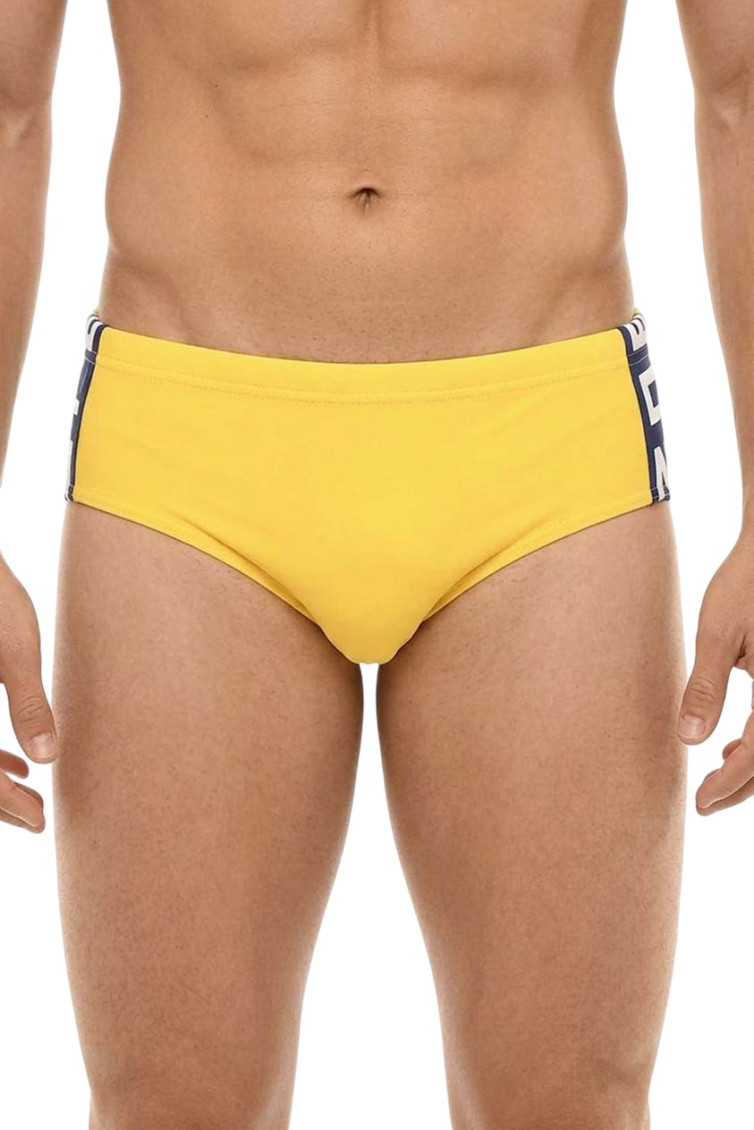 Yellow Logo Swim Shorts