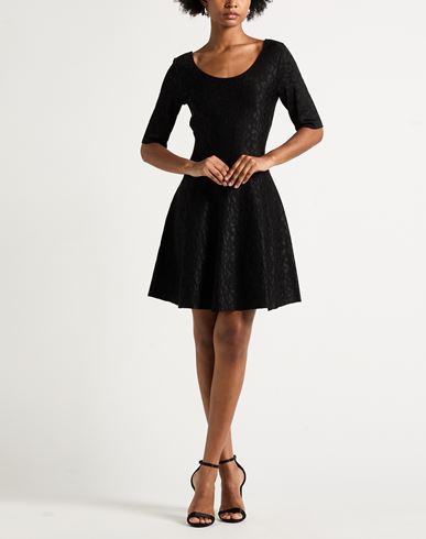 Woman Mini dress Black Size 2 Viscose, Polyamide, Polyester, Elastane