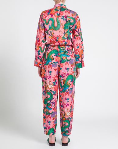 Woman Jumpsuit Pink Size M Cotton