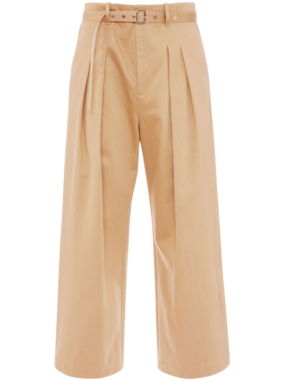 Light Beige Cotton Trousers