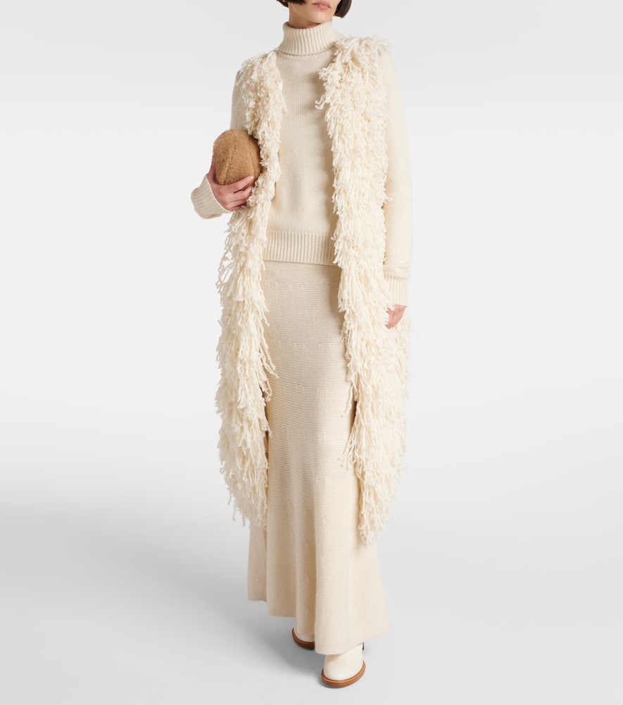 Sigmud wool, cashmere, and silk vest