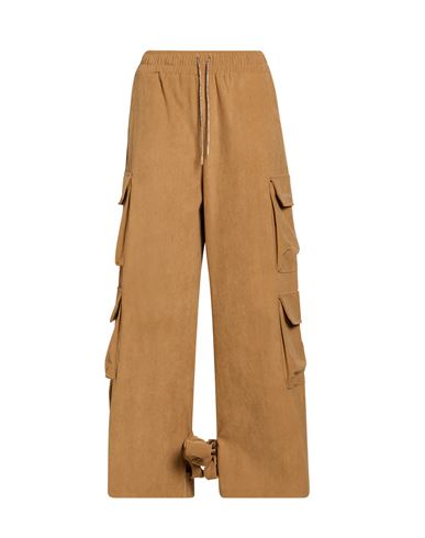 Woman Pants Camel Size L Polyester