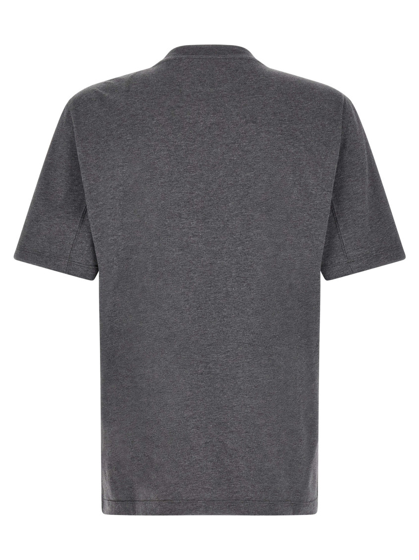 Brunello Cucinelli - crew neck top featuring short sleeve