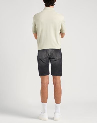Man Denim shorts Black Size 31 Cotton