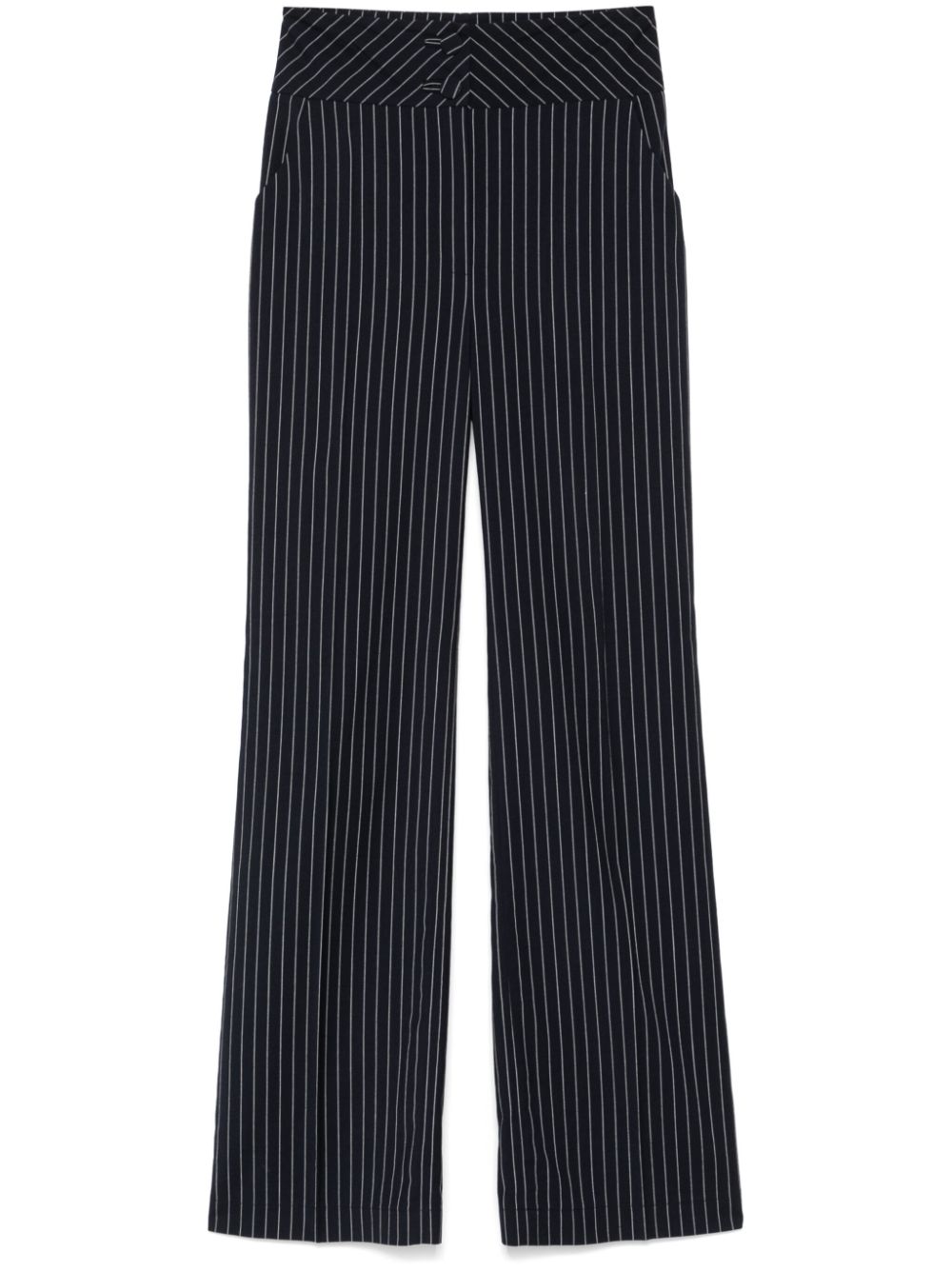 Pinstripe trousers - Blue