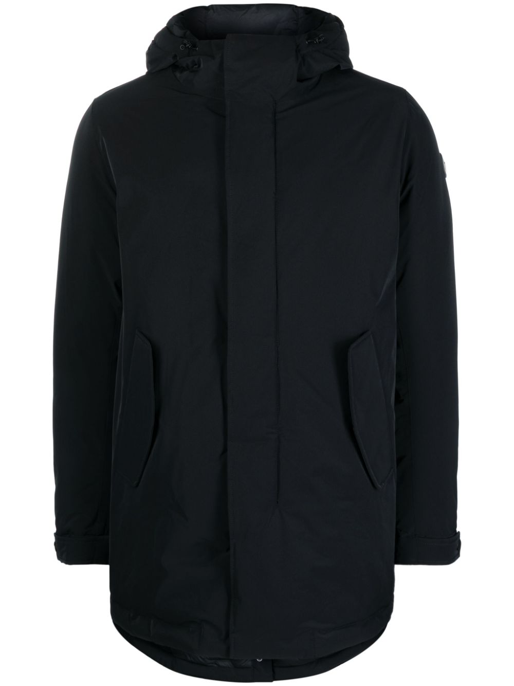 Hooded duck-down jacket - Green