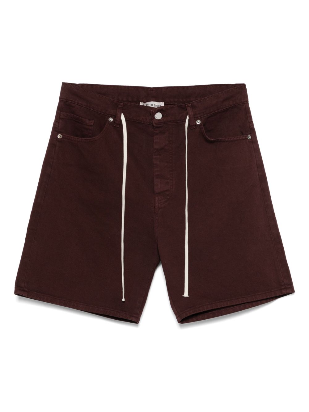 STATE OF ORDER denim shorts - Black