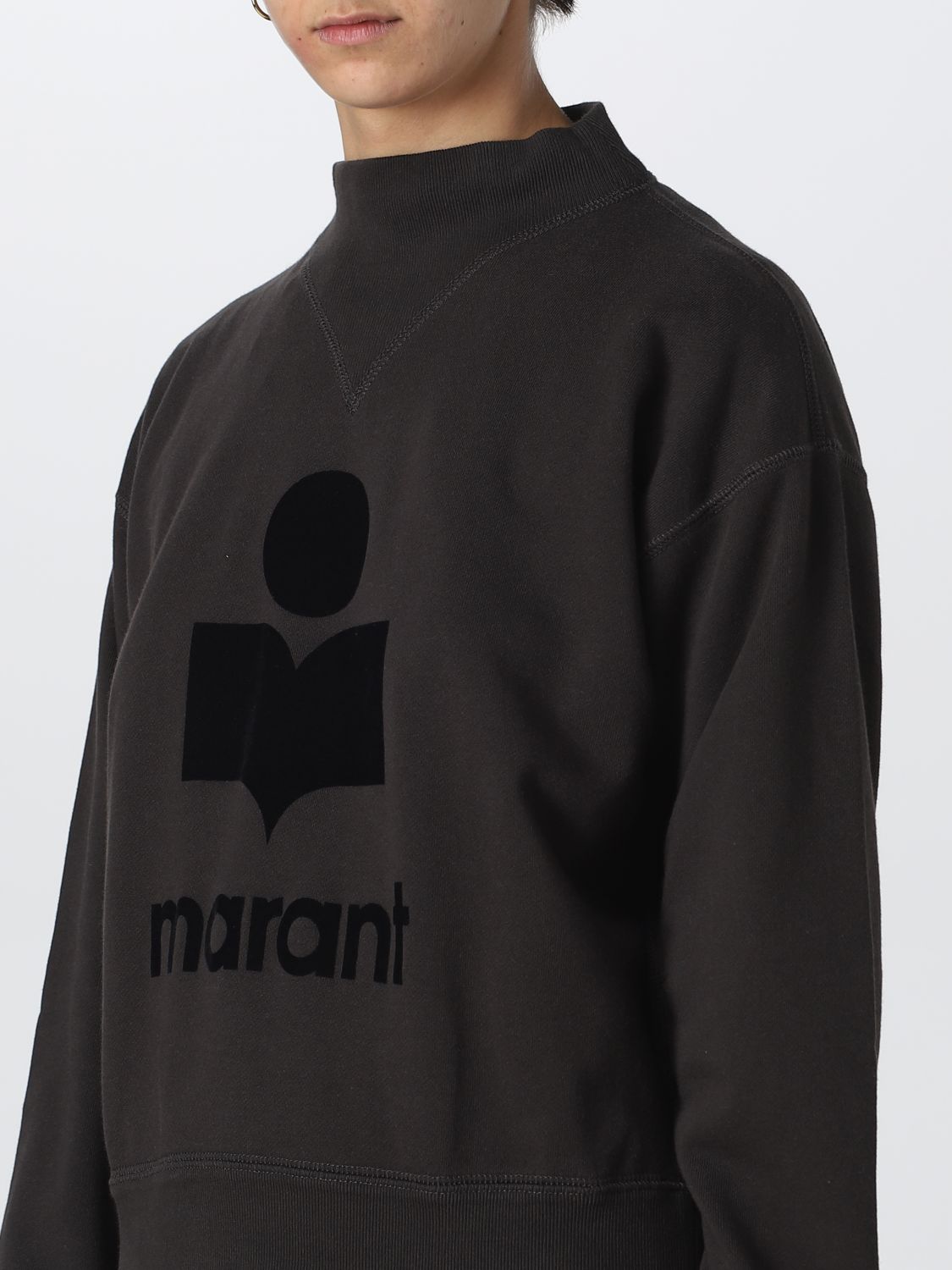 Sweatshirt Woman color Black