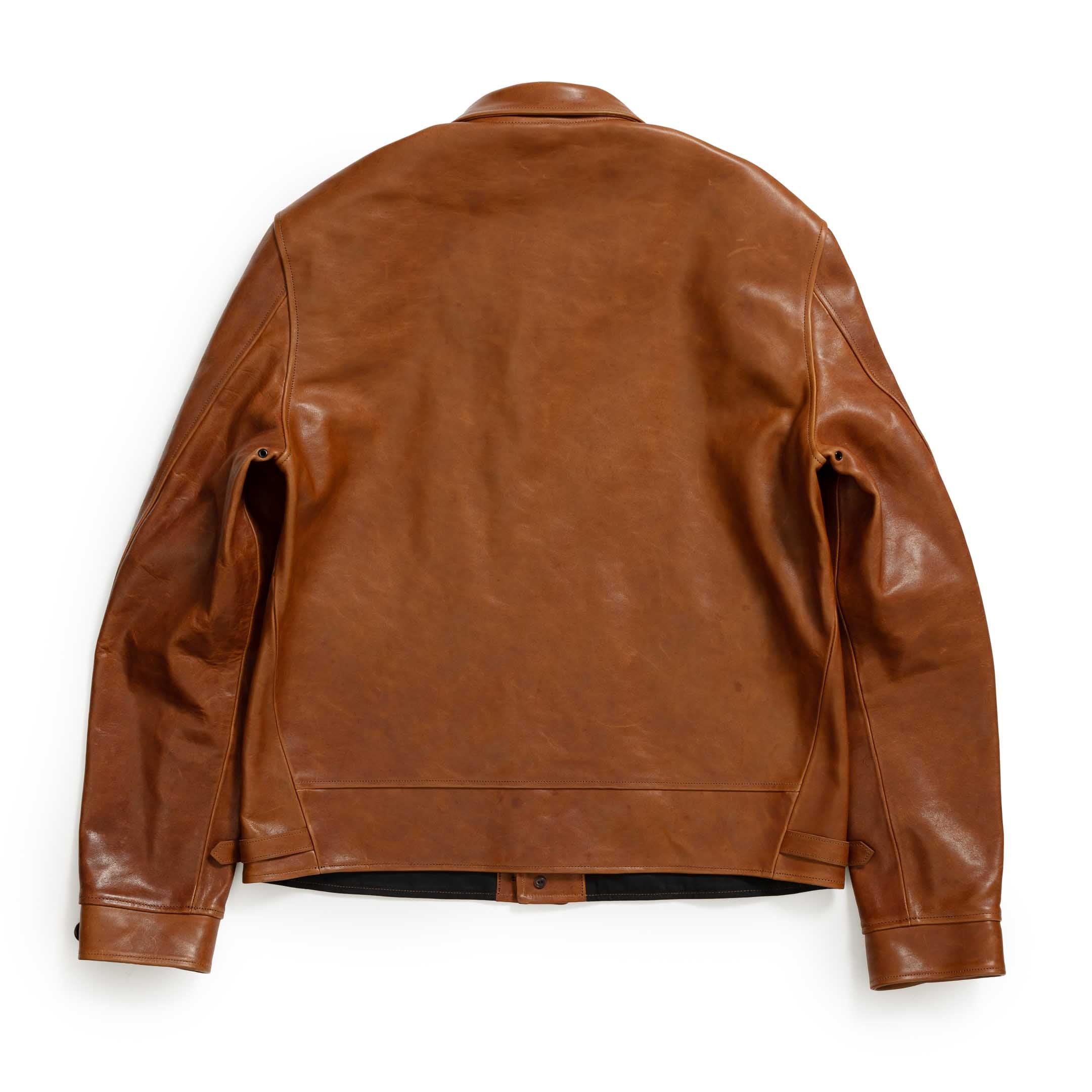 S 'Joseph' Horsehide Leather Jacket Brown