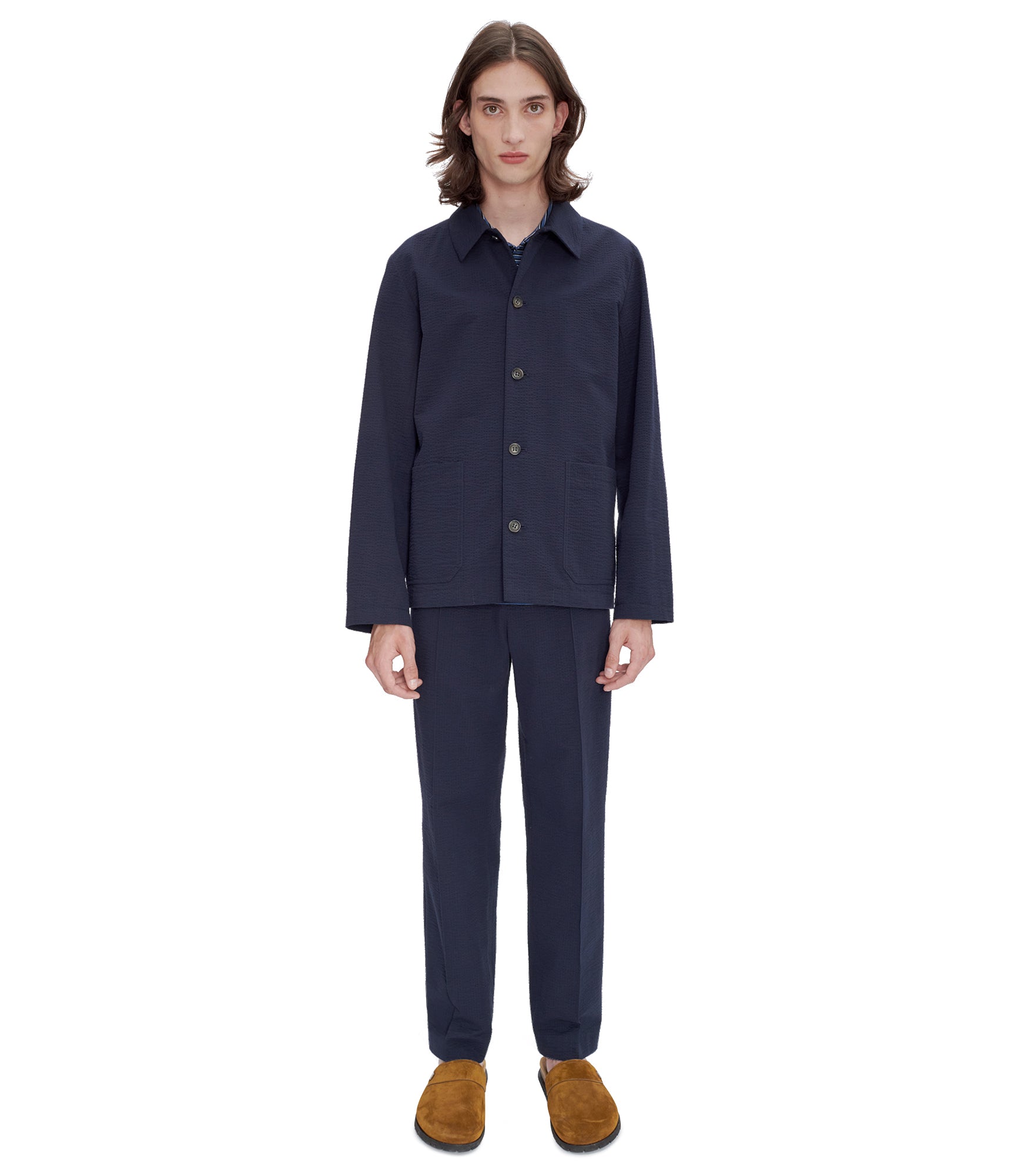 A. P.C. Brest jacket 50 IAK - Dark navy blue