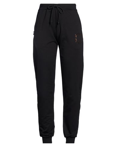 Woman Pants Black Size S Cotton, Elastane