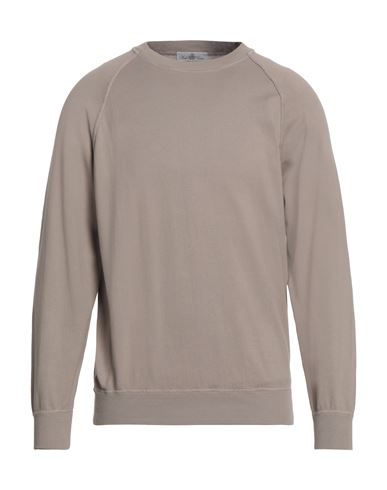 Man Sweater Taupe Size 52 Cotton