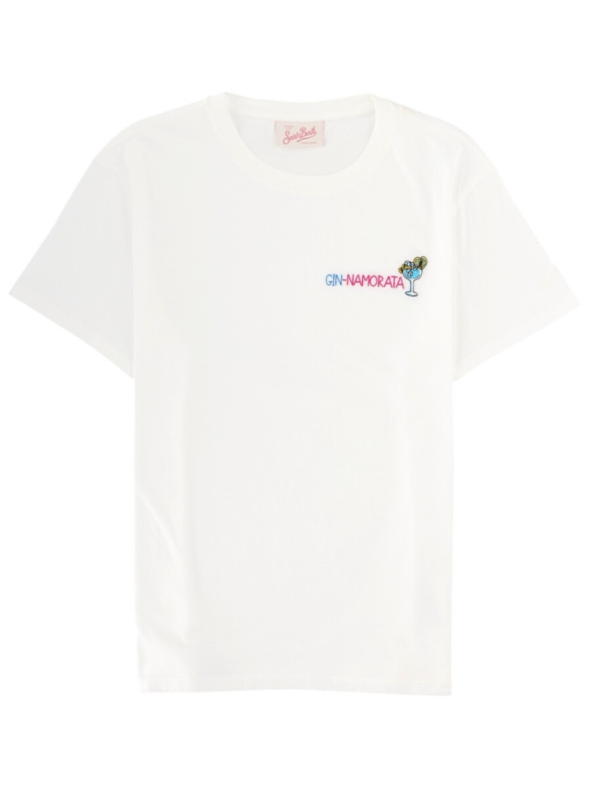 White Graphic Crew Neck T-Shirt