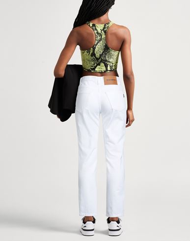 Woman Jeans White Size S Cotton