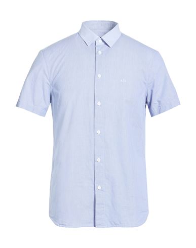 Man Shirt Sky blue Size XS Cotton