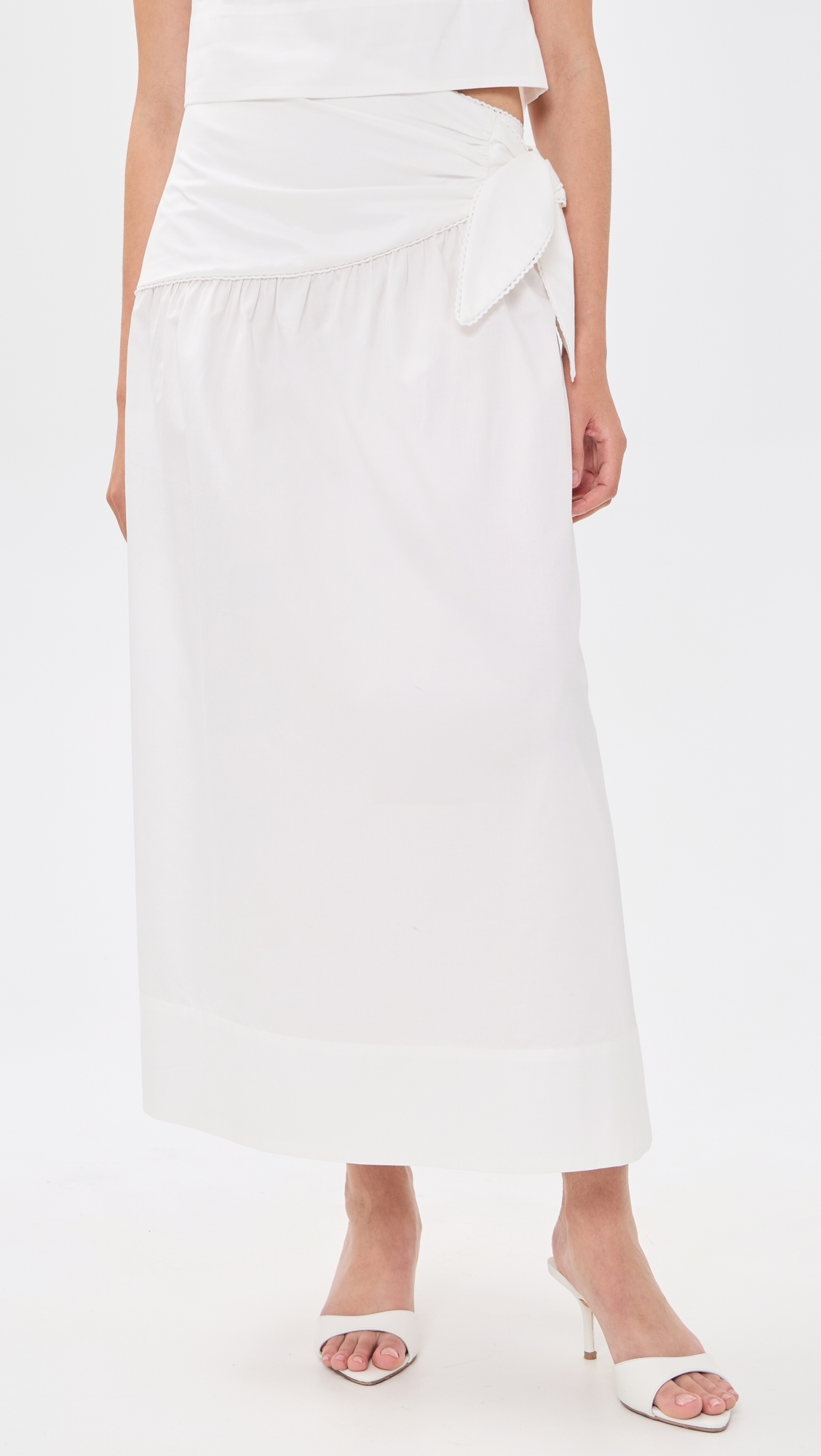 Dixie Tie Skirt White