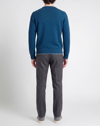 Man Sweater Blue Size 36 Virgin Wool, Geelong Wool