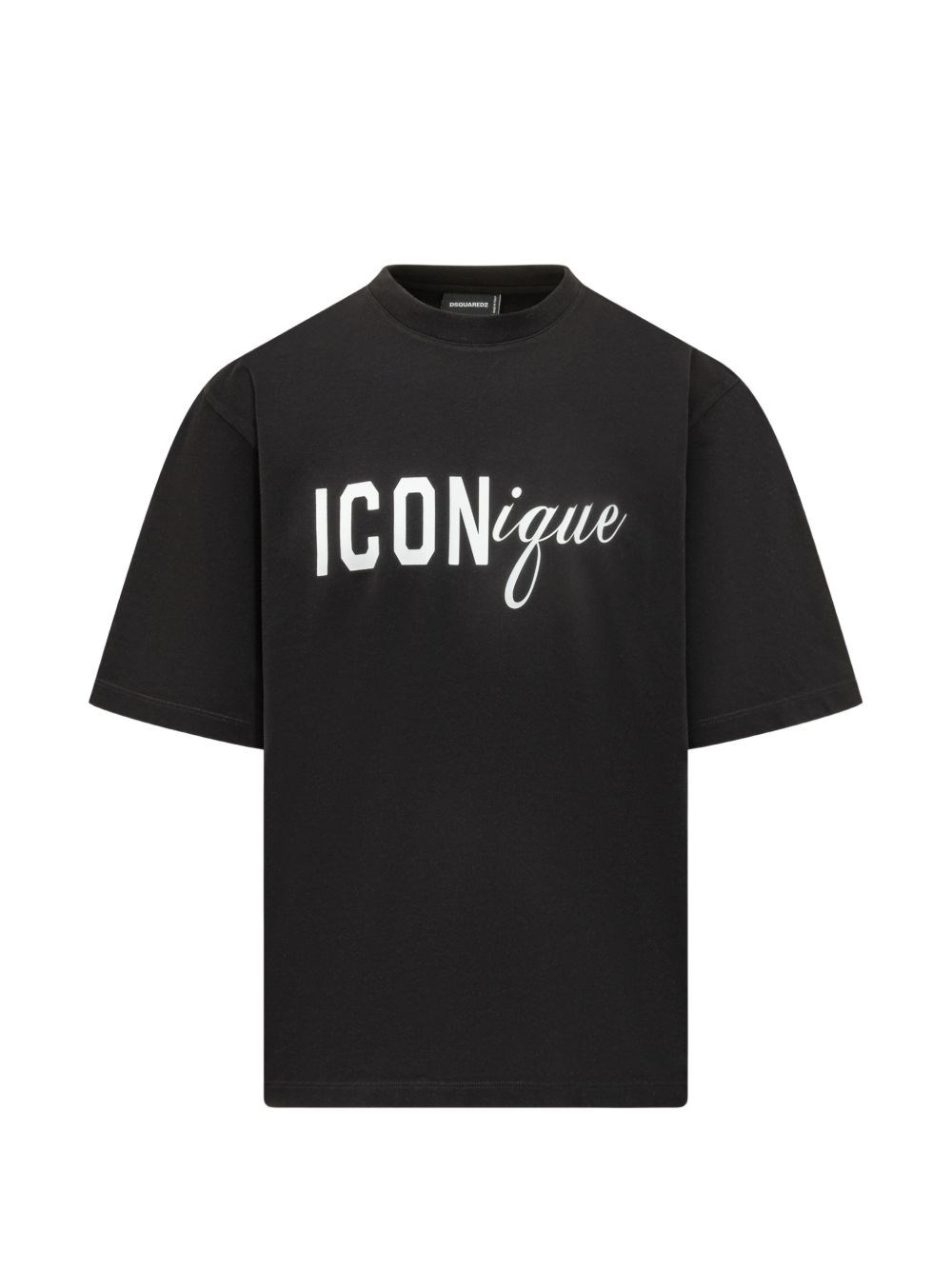 T-shirt In Cotton With Icon Graphic Print