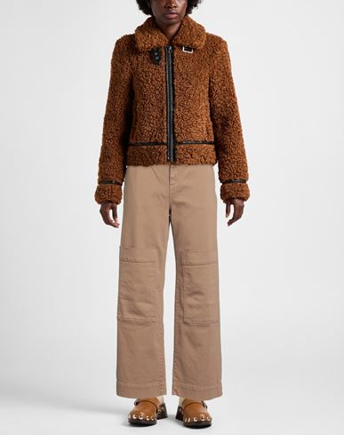 P. a.r. o.s. h. Woman Jeans Camel Size M Cotton, Elastane