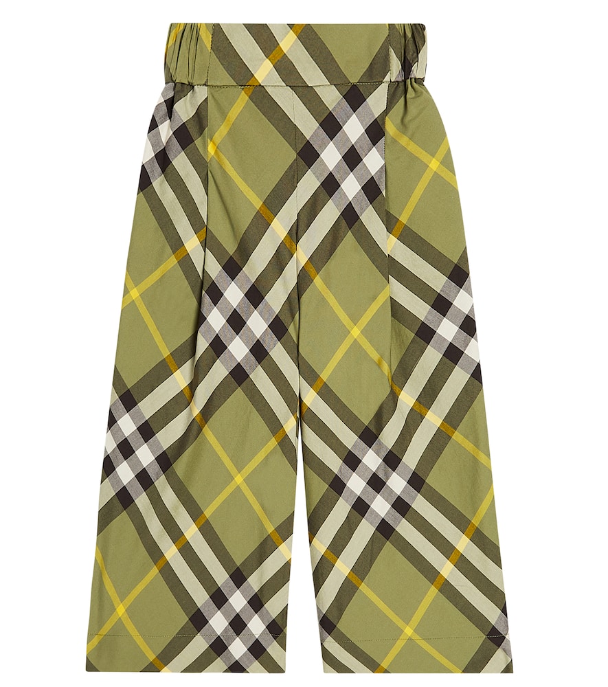 Burberry Kids Burberry Check cotton pants