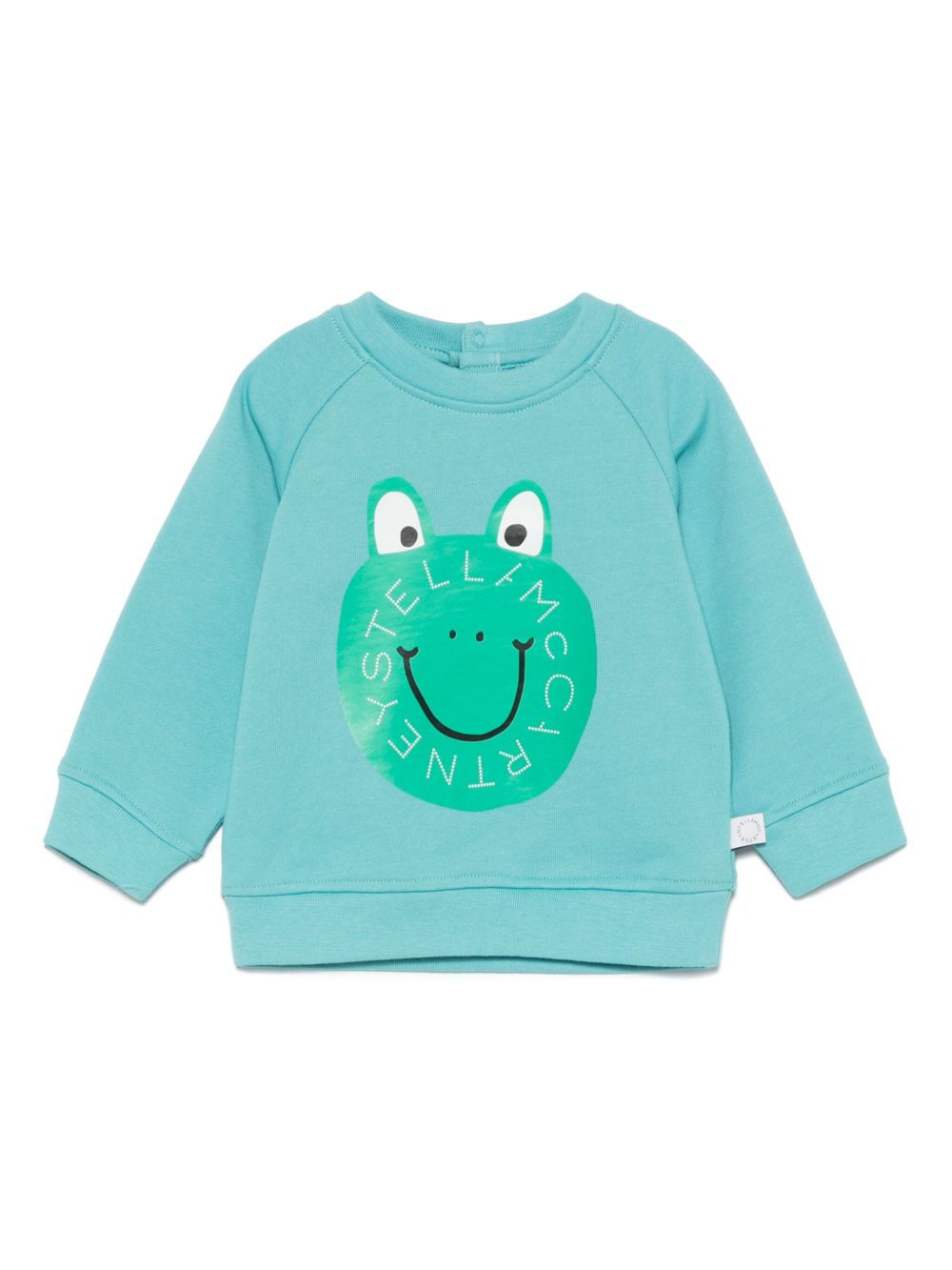 Frog-print sweatshirt - Blue