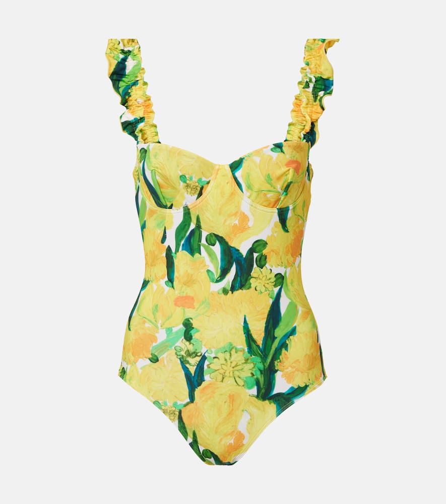 Boop floral ruffled swimsuit