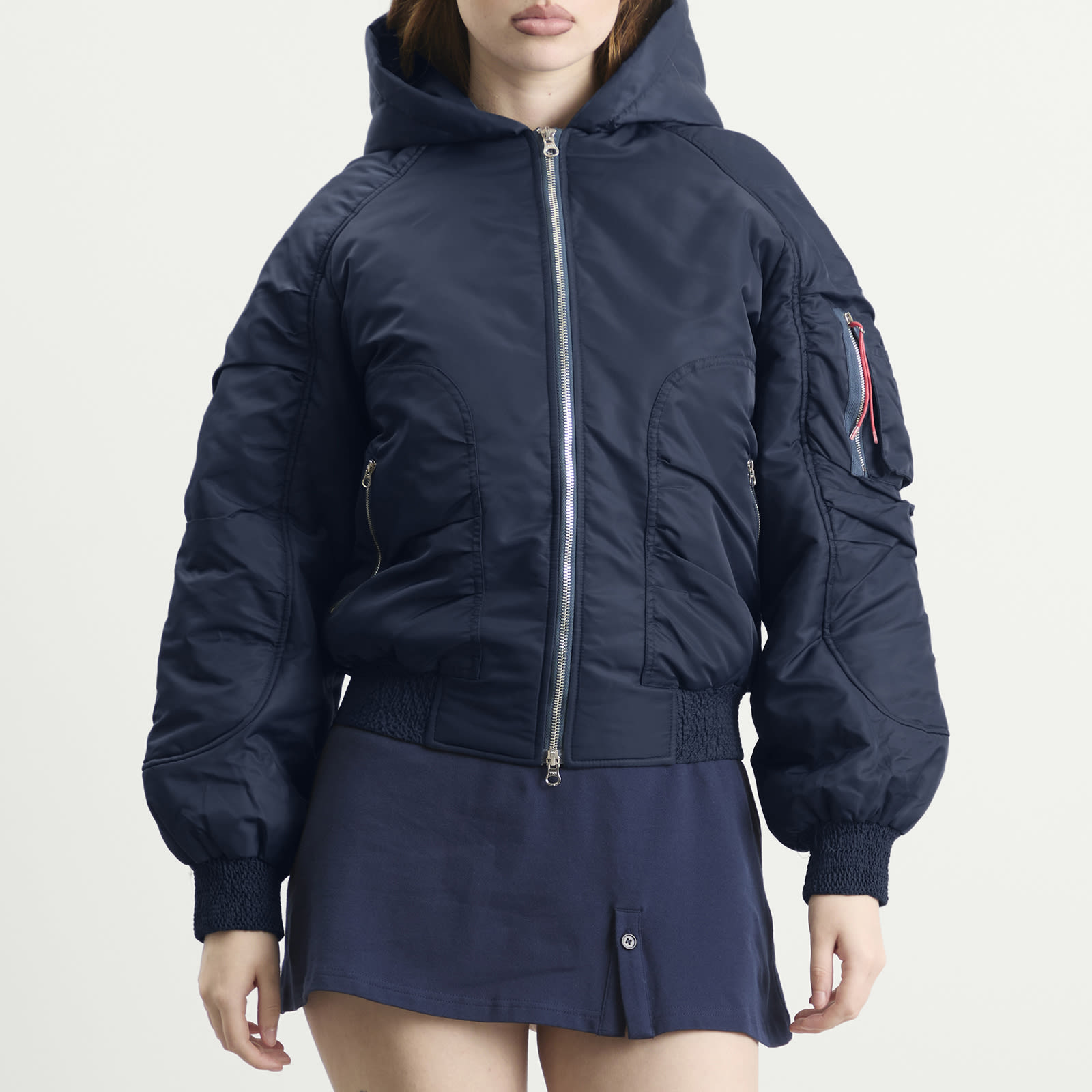 Women's The Penny Flight Jacket Navy