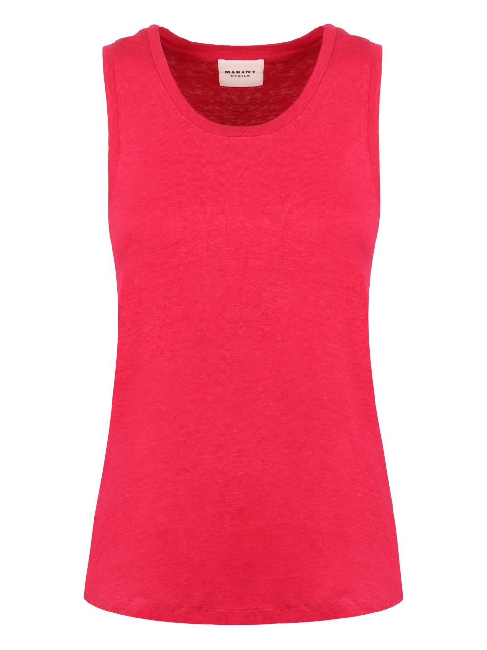 Linen tank top - Pink