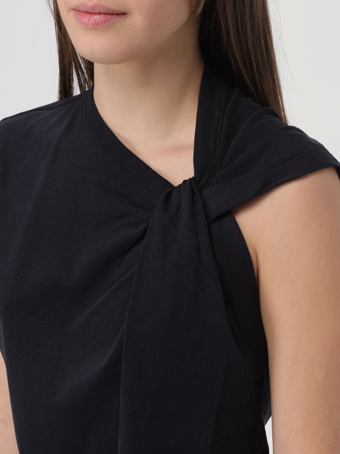 Top Woman color Black