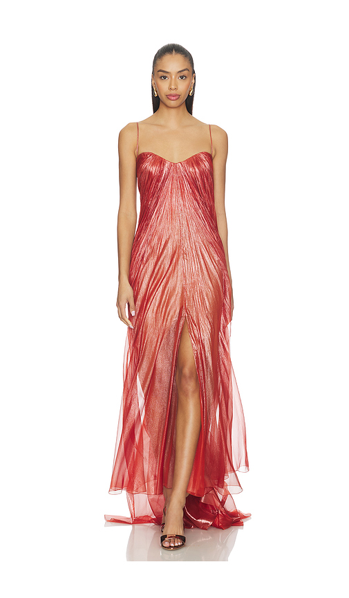 Maria Lucia Hohan Victoria Dress in Orange. 44/12. Also /4