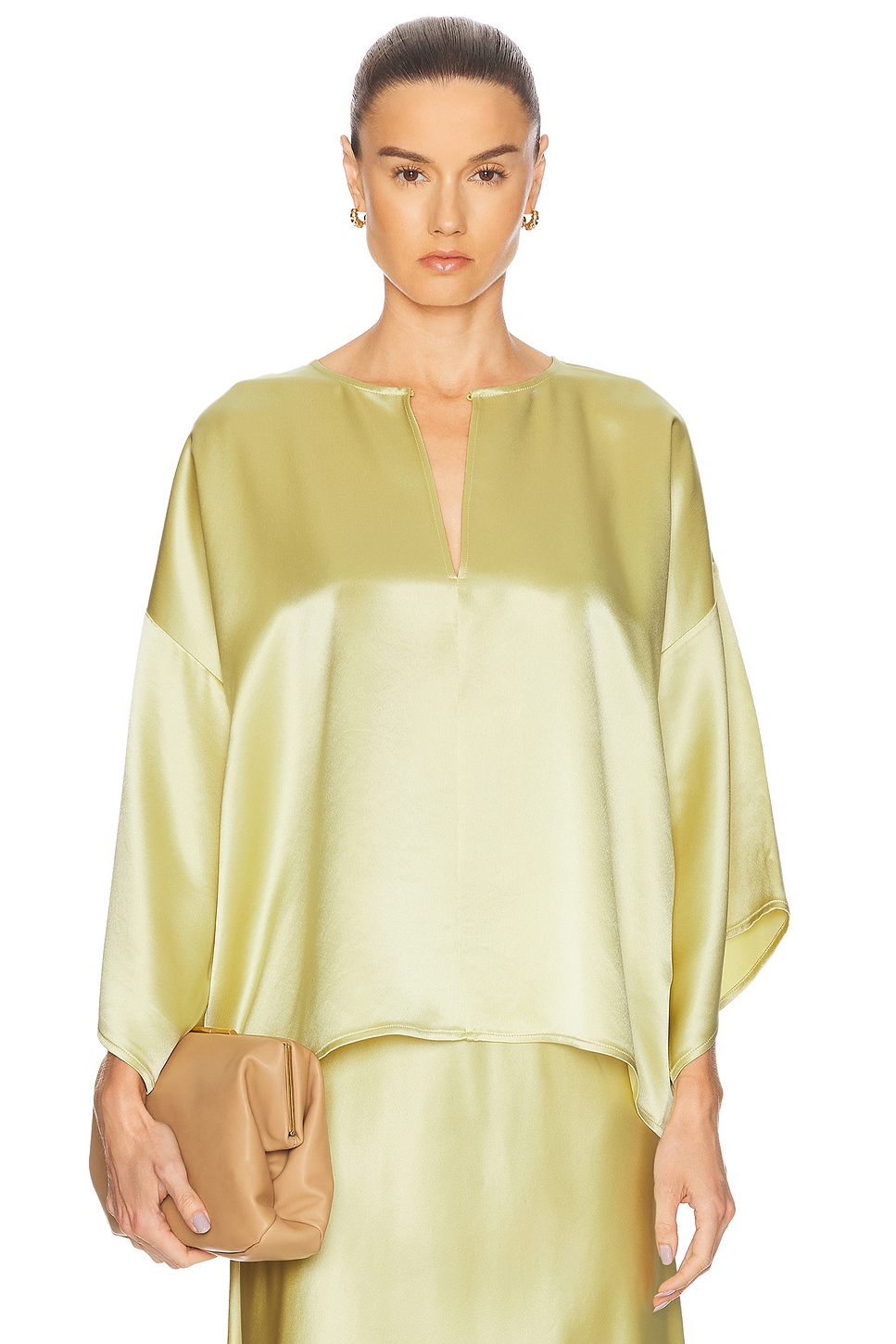 By Malene Birger Cice Top in Golden Mist - Yellow.  40 also in 34