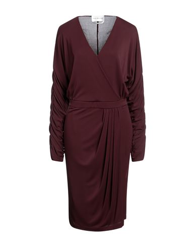Woman Midi dress Plum Size 8 Acetate, Polyamide