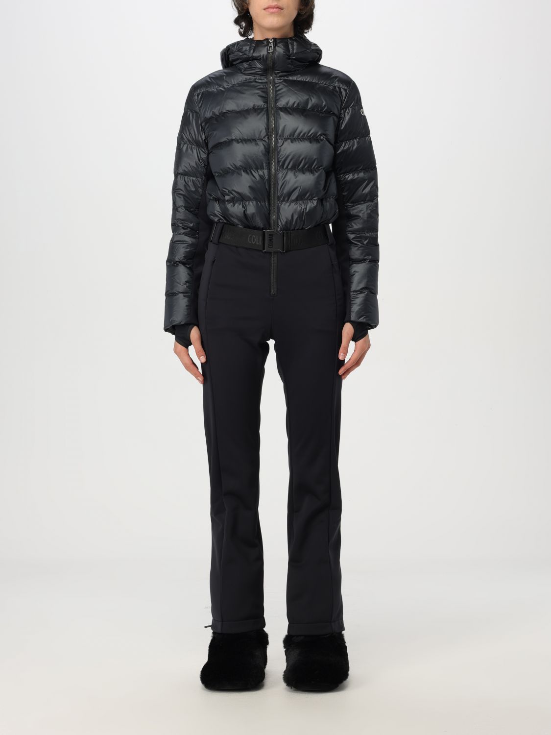 Belted ski suit - Black